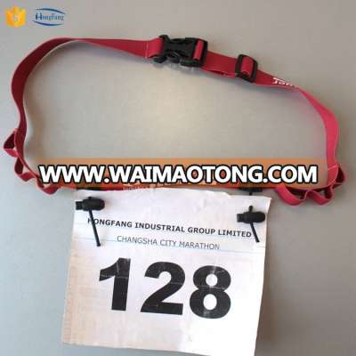 Custom race belts for triathlon race